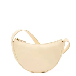 Oliveta Women's hobo in leather color white