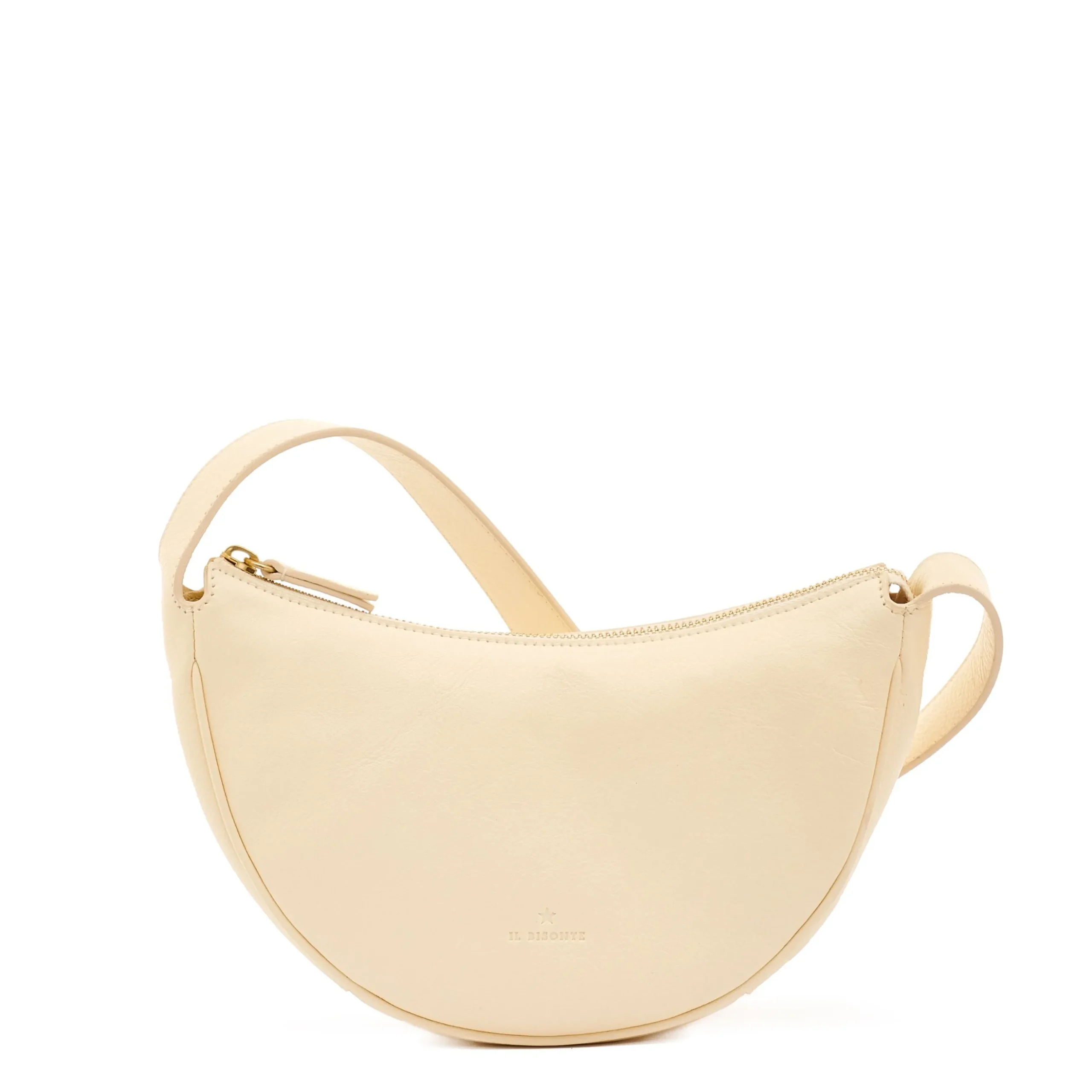 Oliveta Women's hobo in leather color white