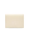 Oliveta Women's small wallet in leather color milk