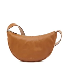 Oliveta Women's hobo in leather color gianduia
