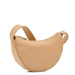 Oliveta Women's hobo in leather color caffelatte