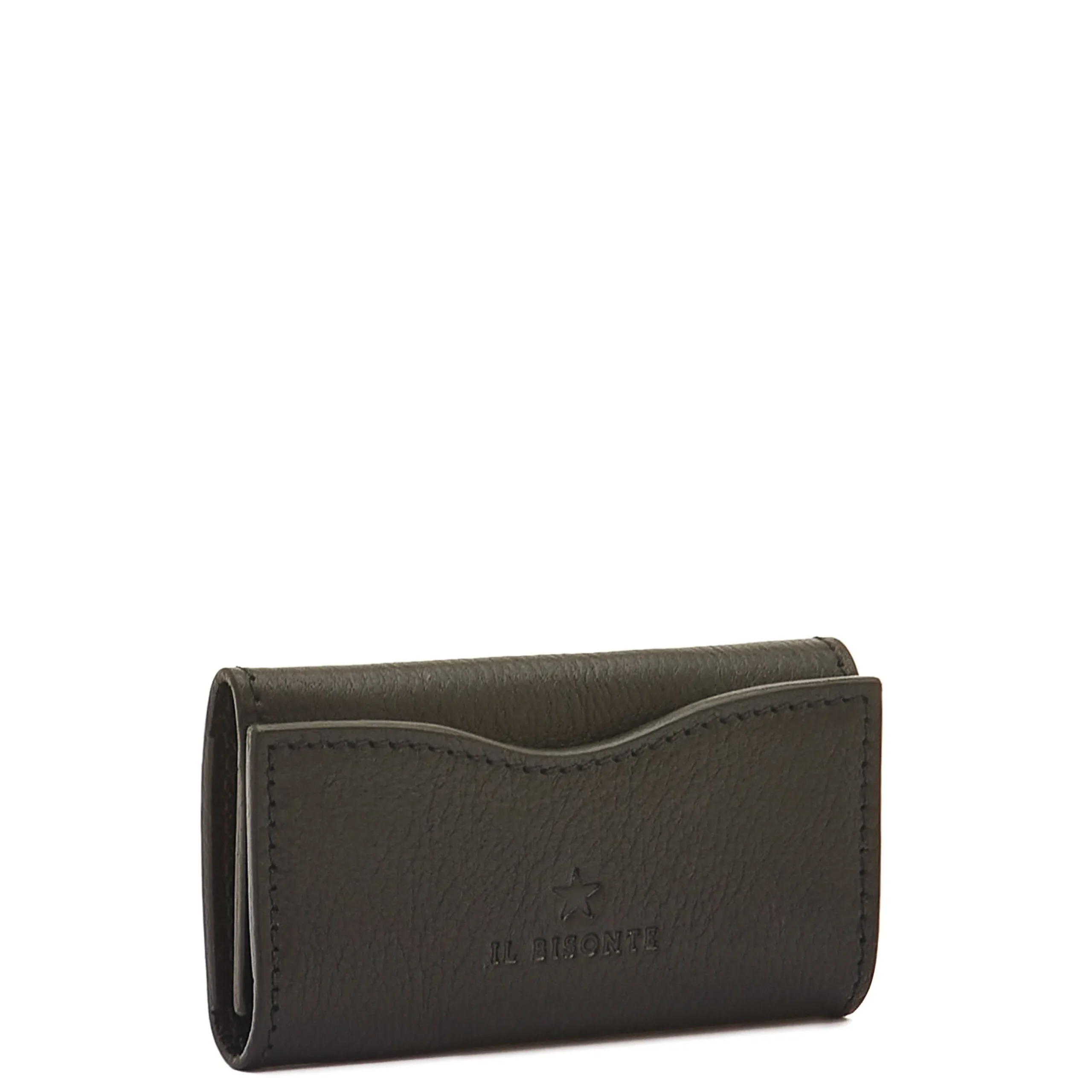 Oliveta Women's keyring in leather color black