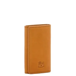 Oriuolo Men's keyring in vintage leather color natural