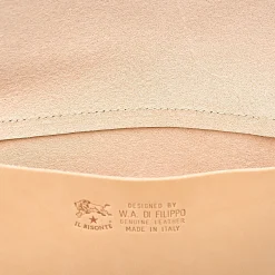 Parione Women's belt bag in leather color natural