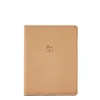 Passport holder in leather color natural