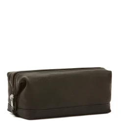 Populonia Men's case in vintage leather color black