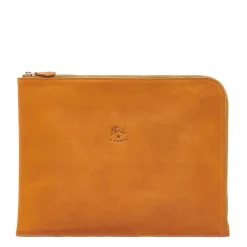 Portfolio in vintage leather color natural