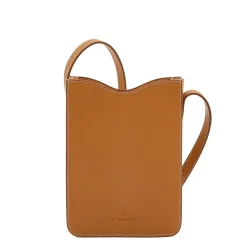 Roseto Women's crossbody bag in leather color natural