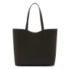 Roseto Women's tote bag in leather color black