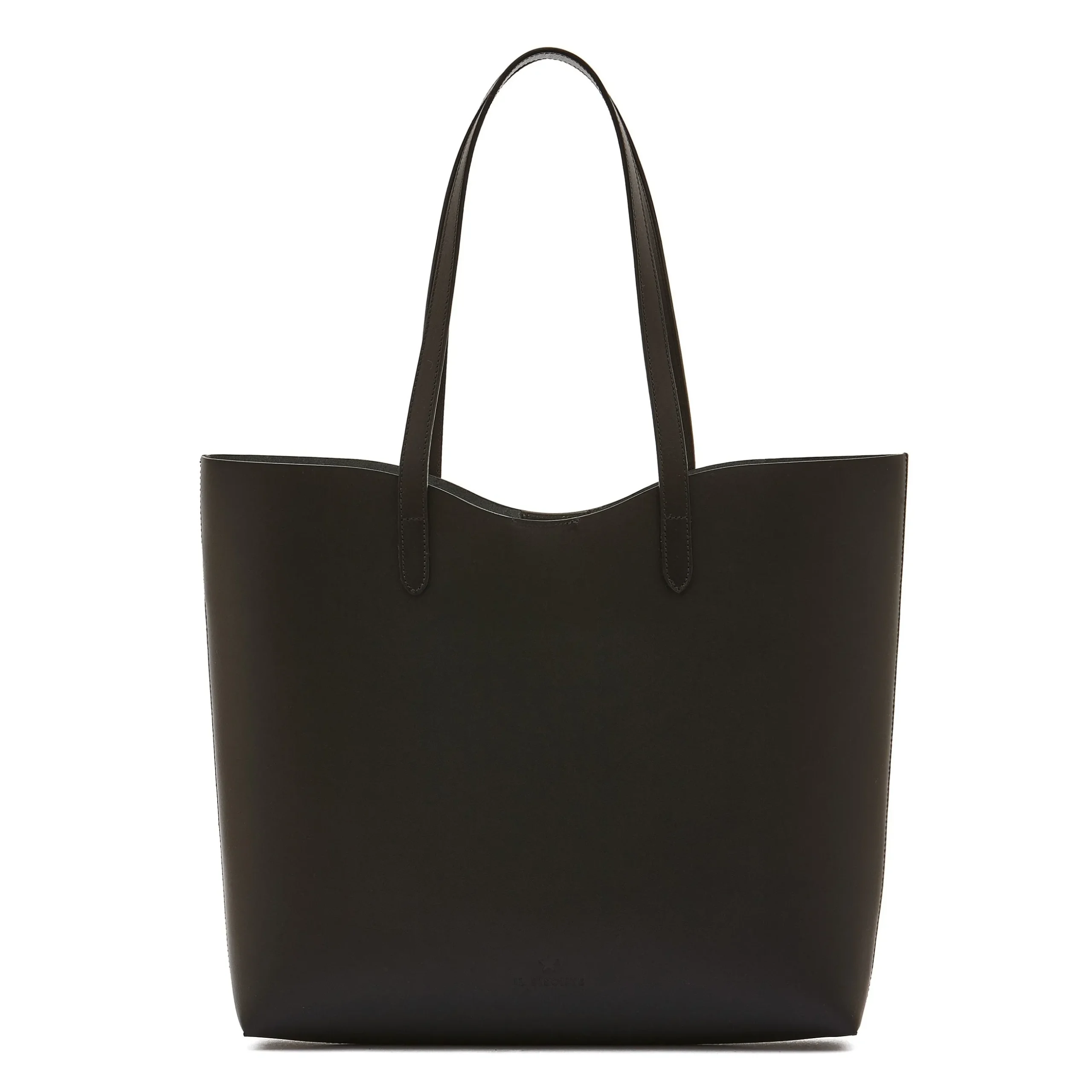 Roseto Women's tote bag in leather color black