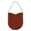 Roseto Women's hobo in leather color red ruggine