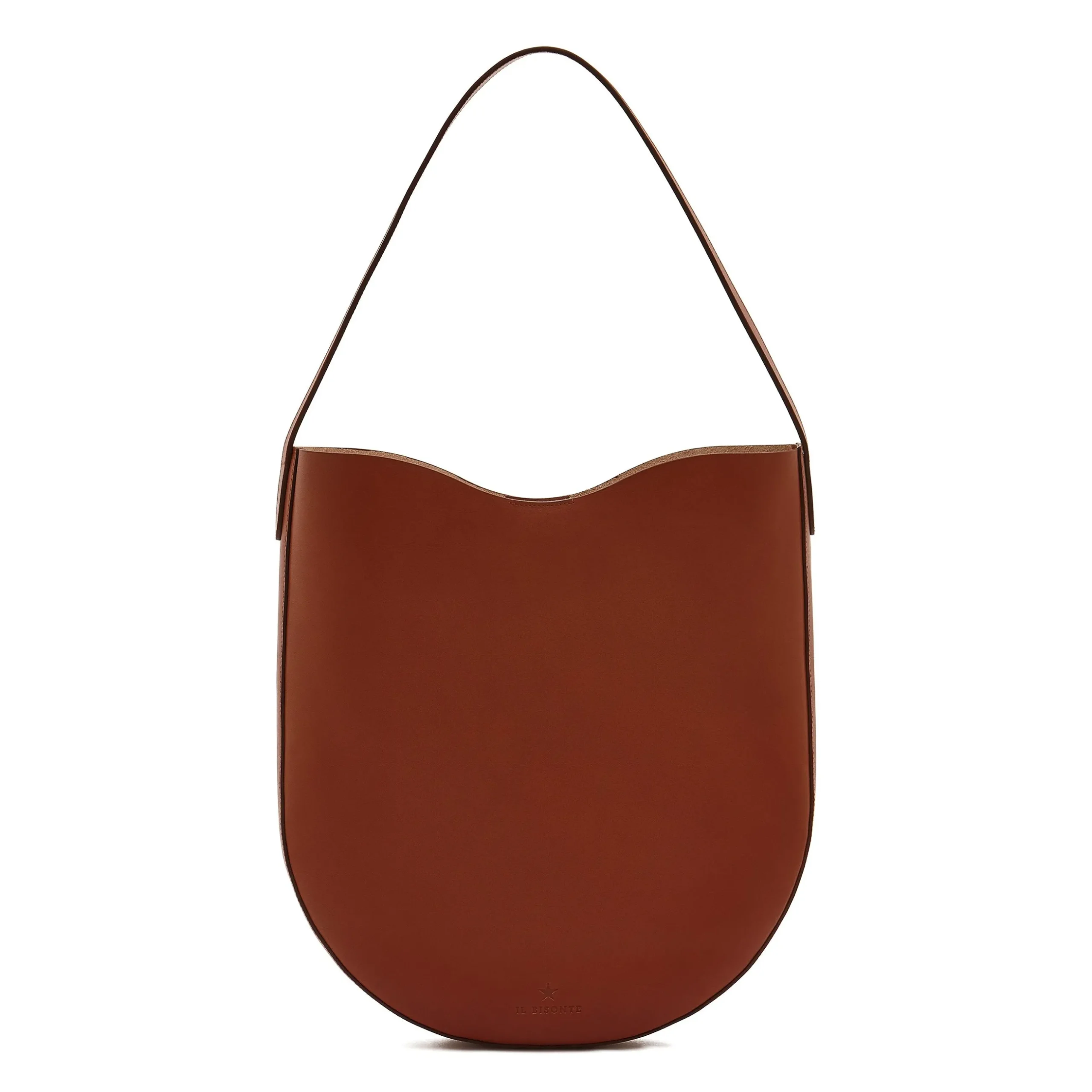 Roseto Women's hobo in leather color red ruggine