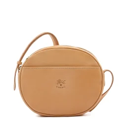 Rubino Women's crossbody bag in leather color natural