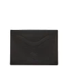 Salina Card case in leather color black
