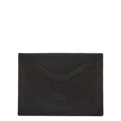 Salina Card case in leather color black