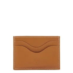 Salina Card case in leather color gianduia