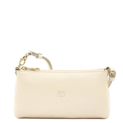 Salina Women's shoulder bag in leather color milk