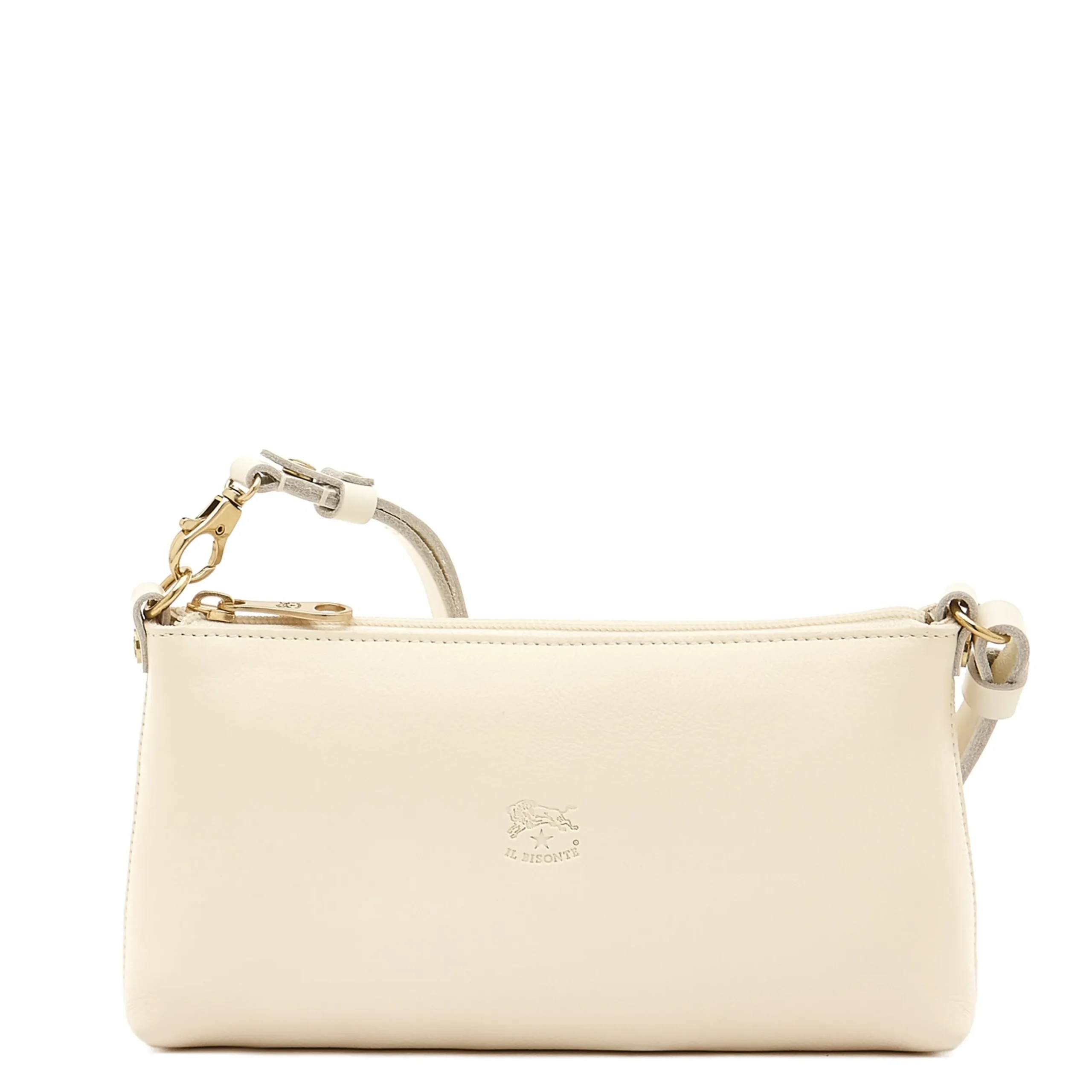 Salina Women's shoulder bag in leather color milk