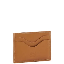 Salina Card case in leather color gianduia