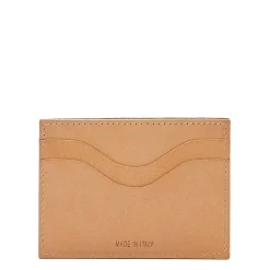 Salina Card case in leather color natural