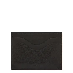 Salina Card case in leather color black