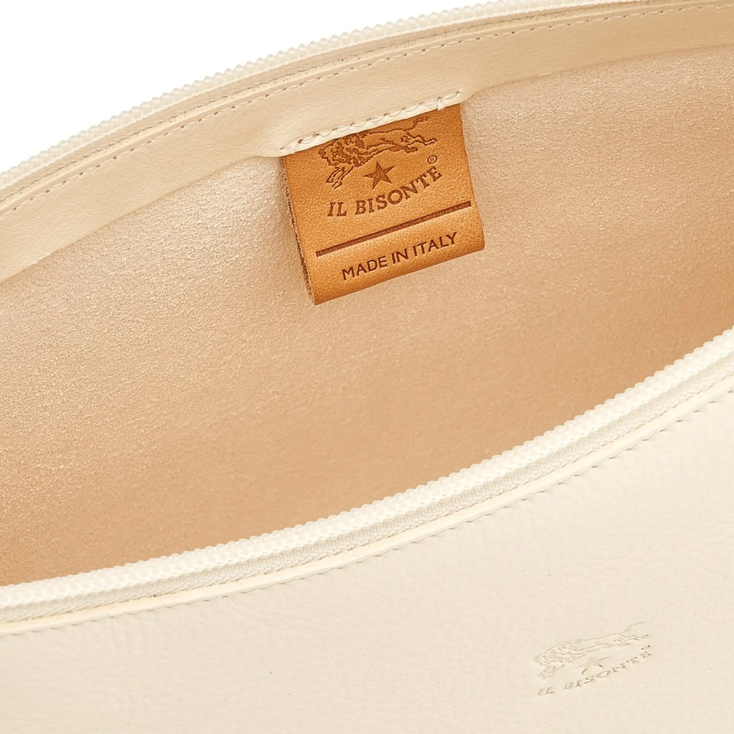 Salina Women's shoulder bag in leather color white