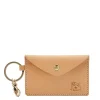 Scarlino Women's keyring in leather color natural