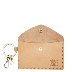 Scarlino Women's keyring in leather color natural