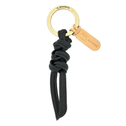 Snodo Women's keyring in leather color black
