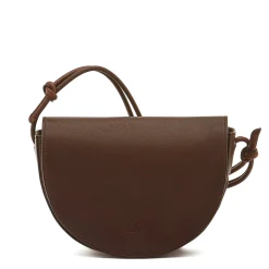 Snodo Women's crossbody bag in vintage leather color coffee