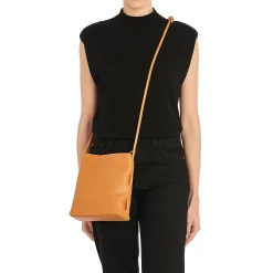 Snodo Women's shoulder bag in vintage leather color natural