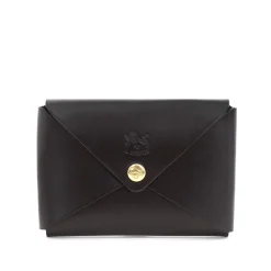 Sovana Card case in leather color black
