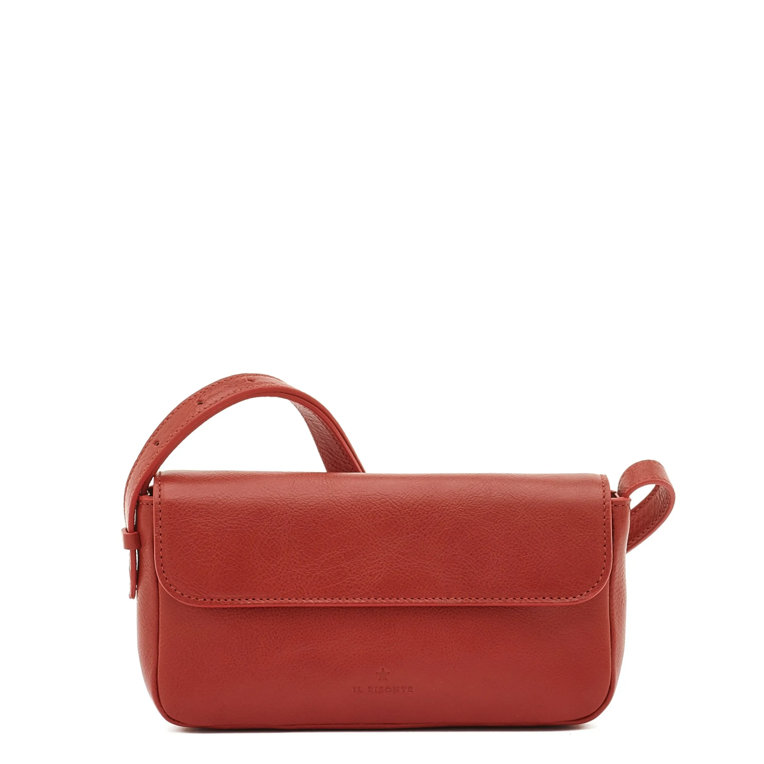 Studio Women's crossbody bag in leather color red