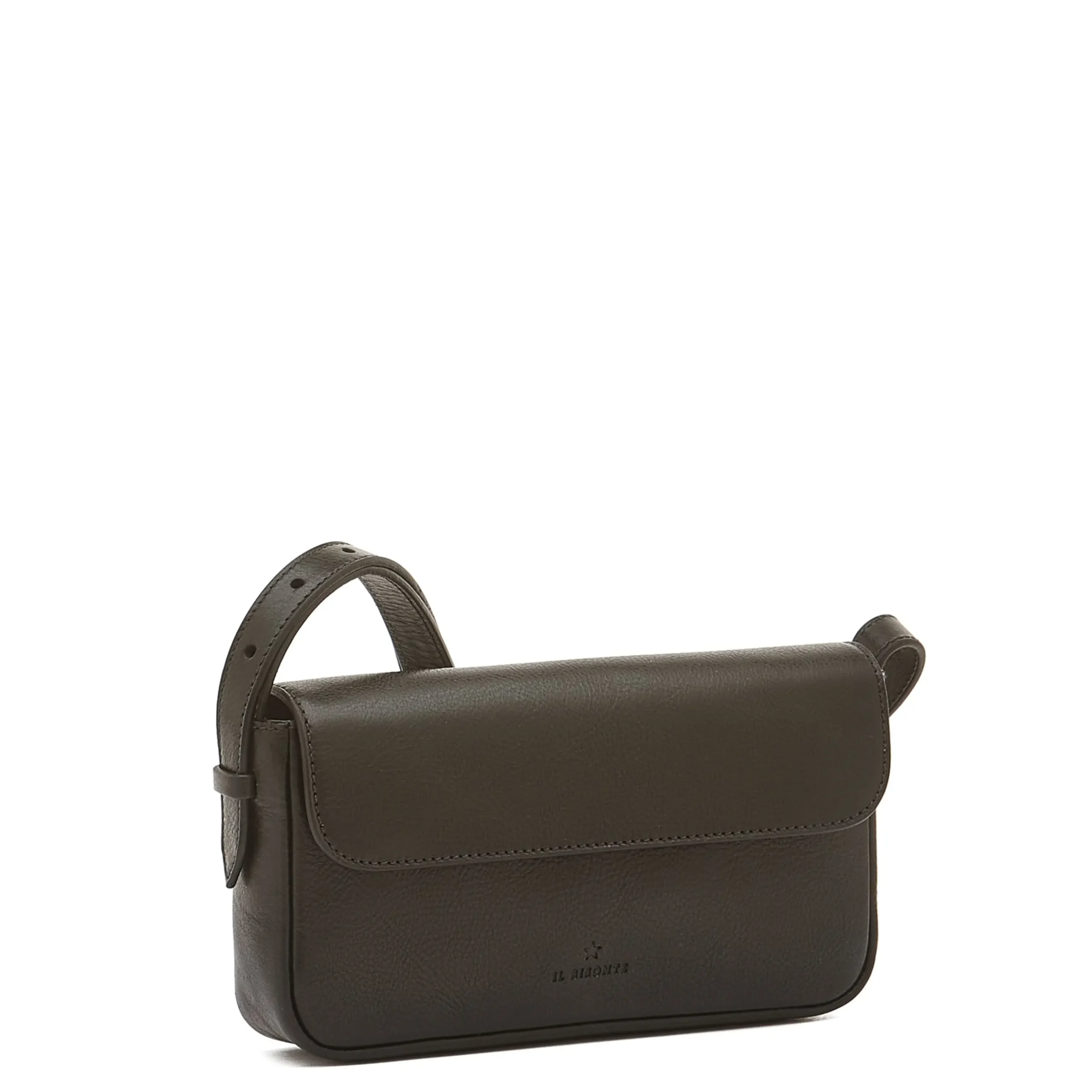 Studio Women's crossbody bag in leather color black