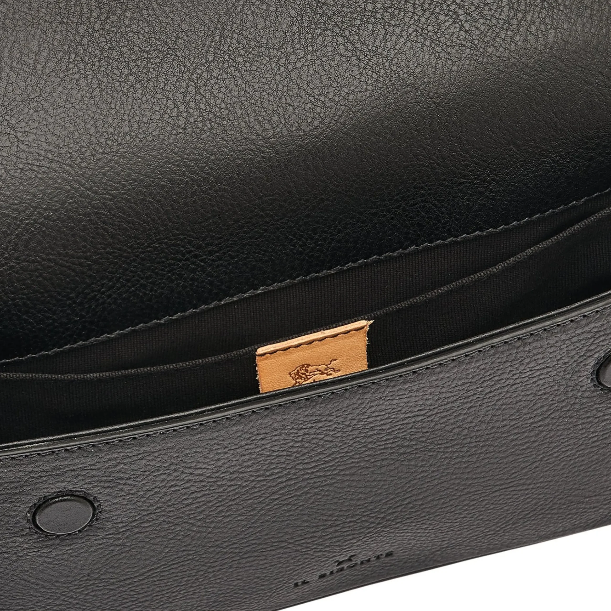 Studio Women's crossbody bag in leather color black
