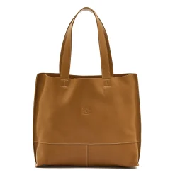 Talamone Women's tote bag in leather color gianduia