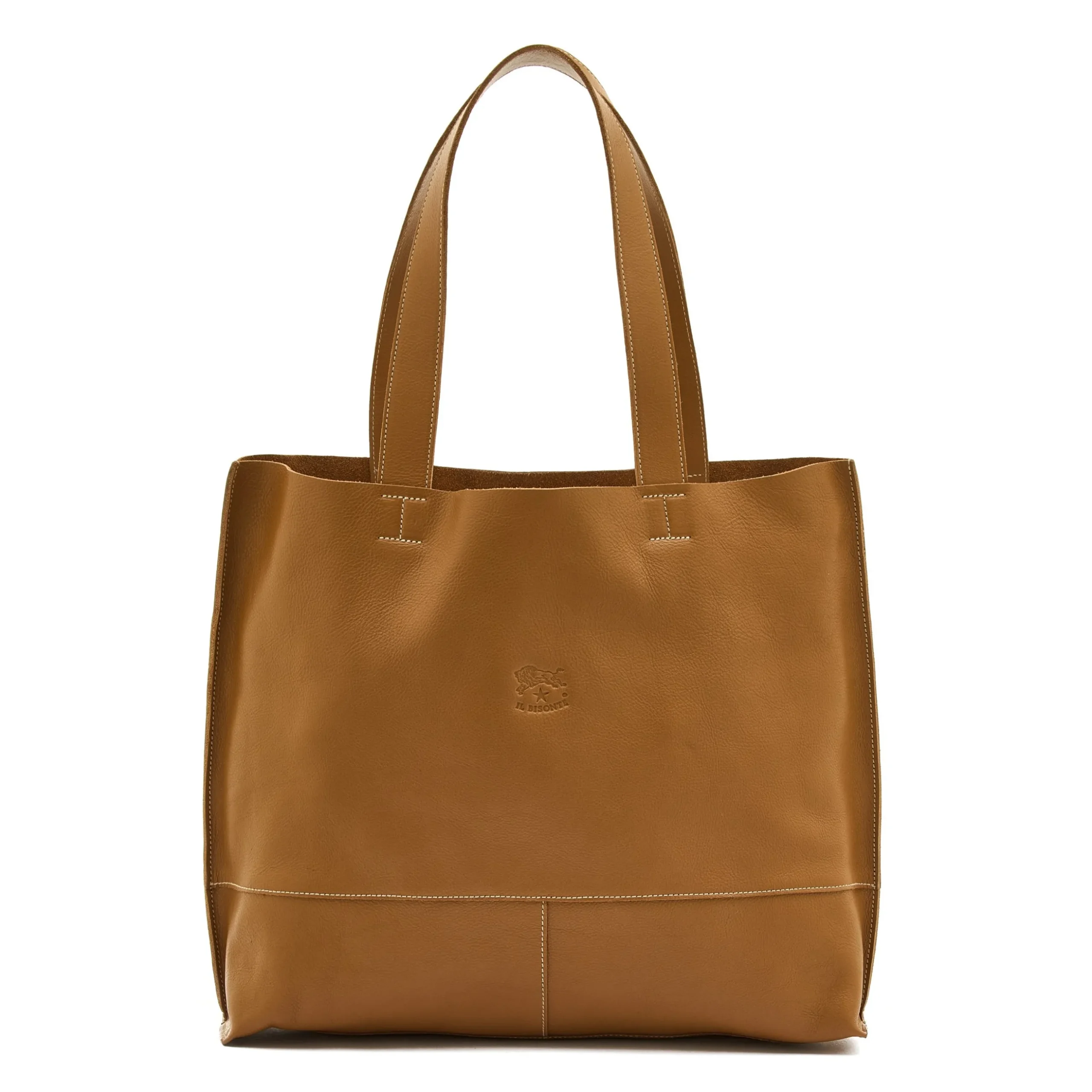 Talamone Women's tote bag in leather color gianduia