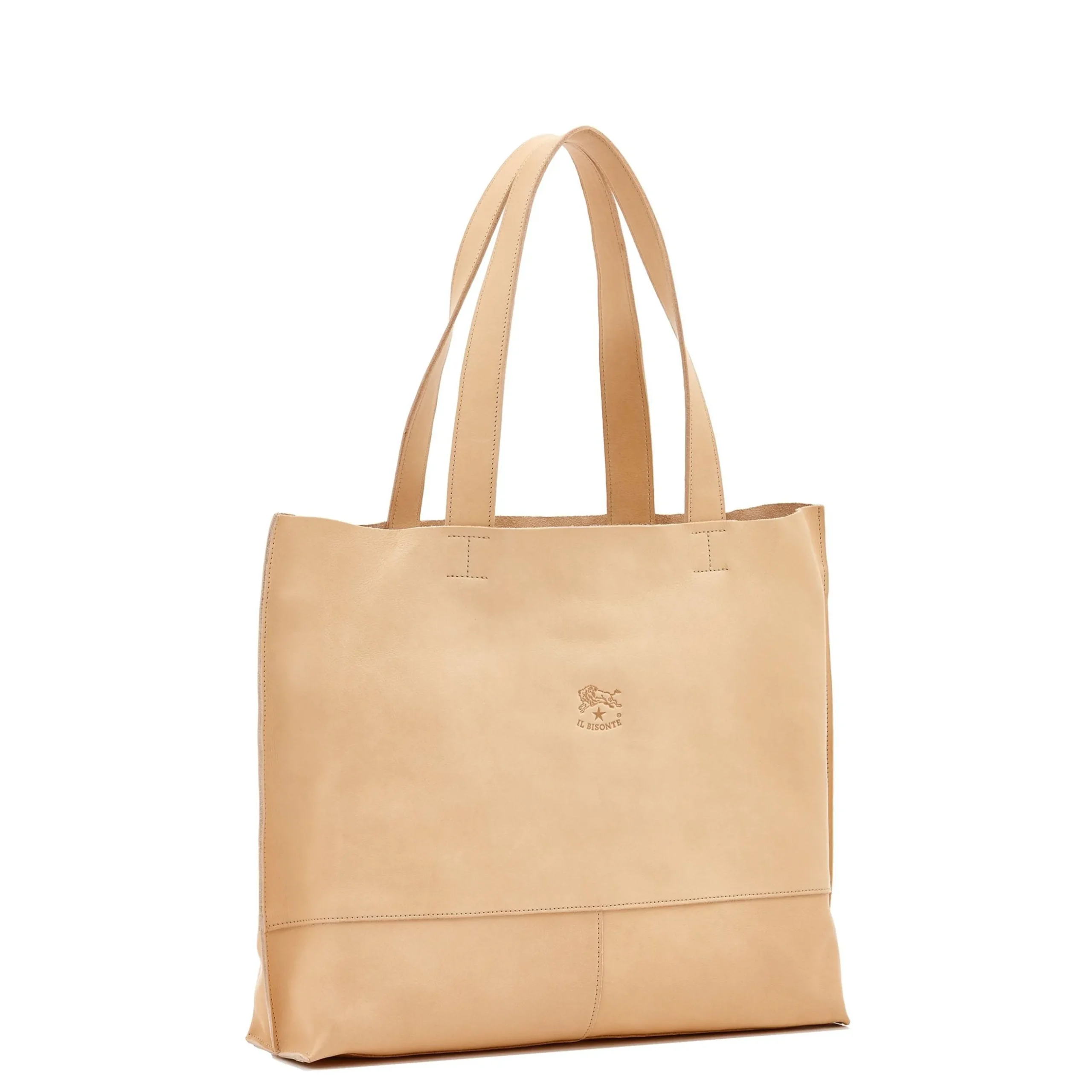 Talamone Women's tote bag in leather color natural