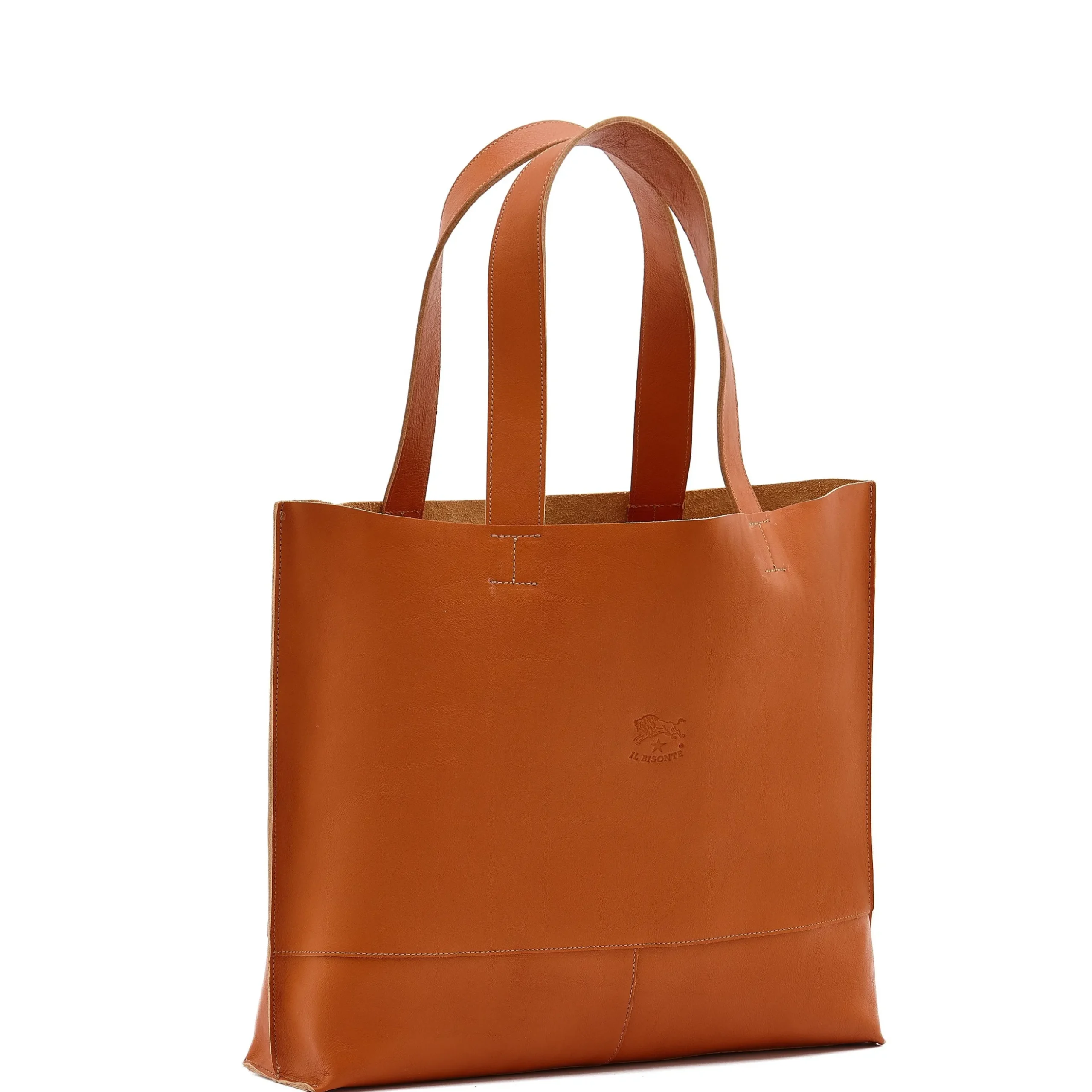 Talamone Women's tote bag in leather color caramel