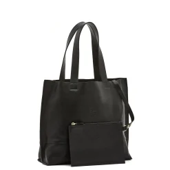 Talamone Women's tote bag in leather color black