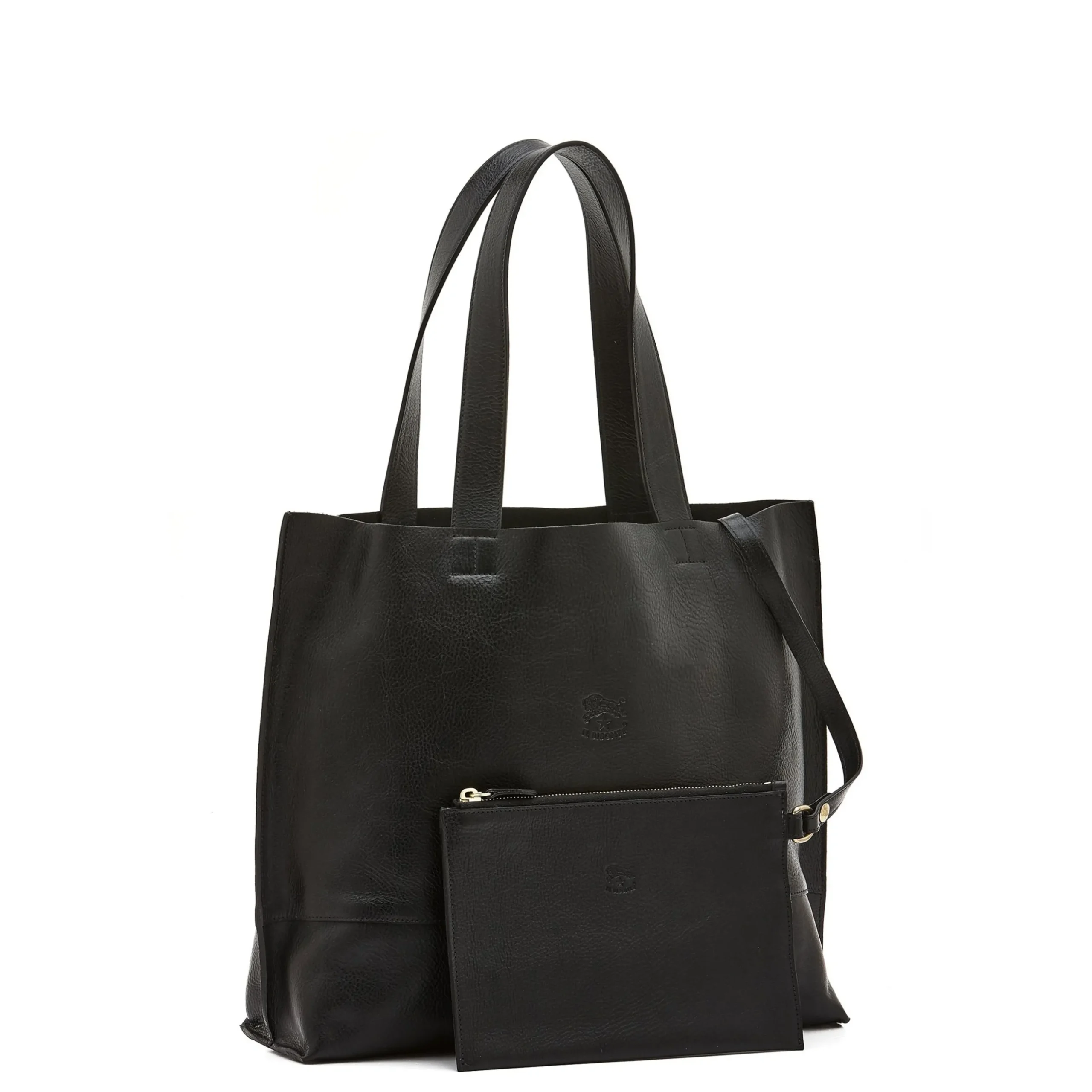 Talamone Women's tote bag in leather color black