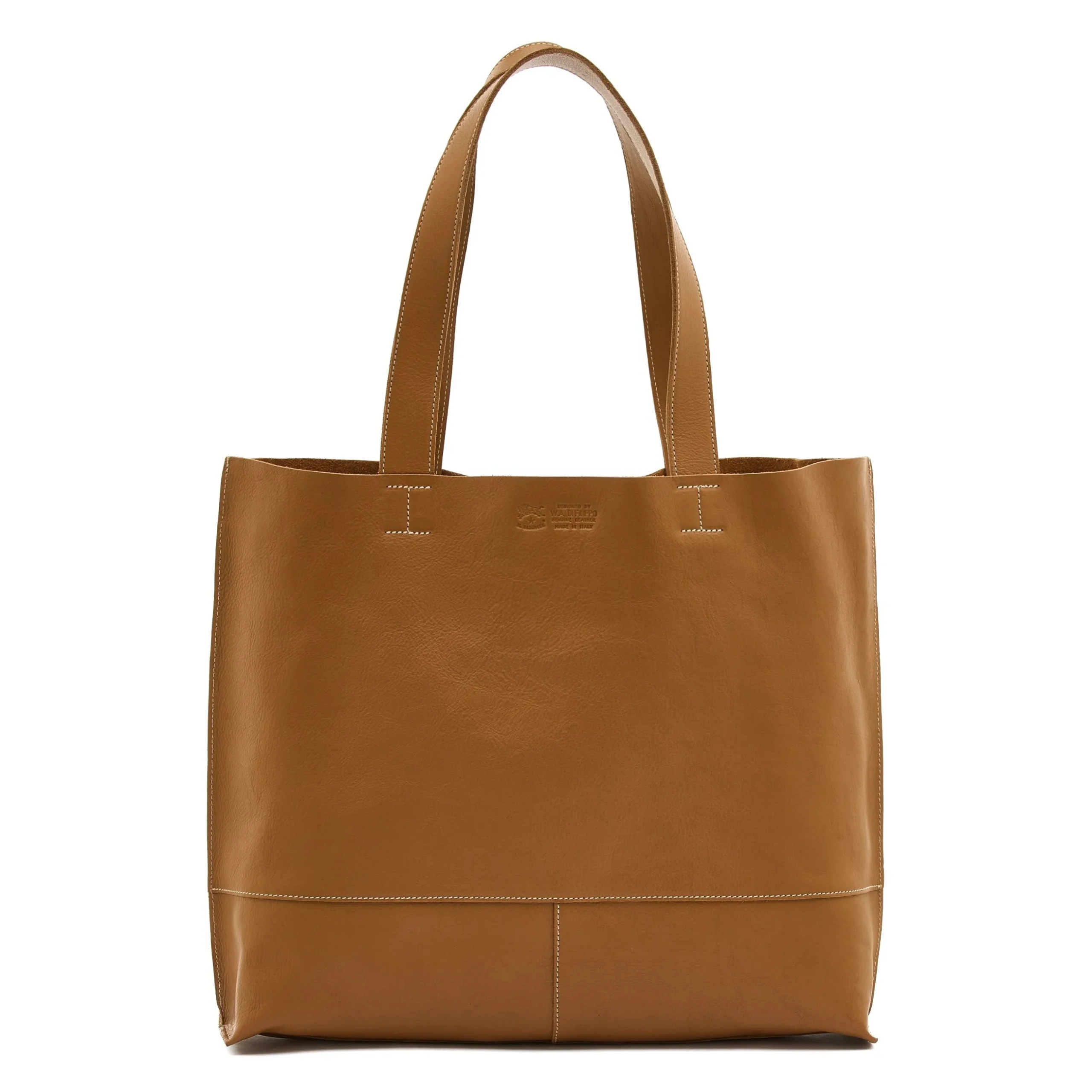 Talamone Women's tote bag in leather color gianduia