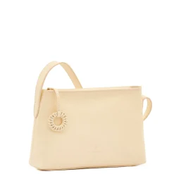 Tessa Women's crossbody bag in leather color milk
