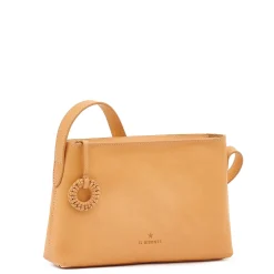 Tessa Women's crossbody bag in leather color natural