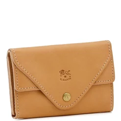 Uffizi Card case in leather color natural
