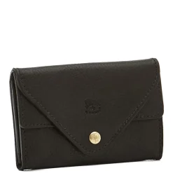 Uffizi Card case in leather color black