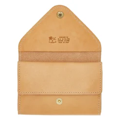 Uffizi Card case in leather color natural