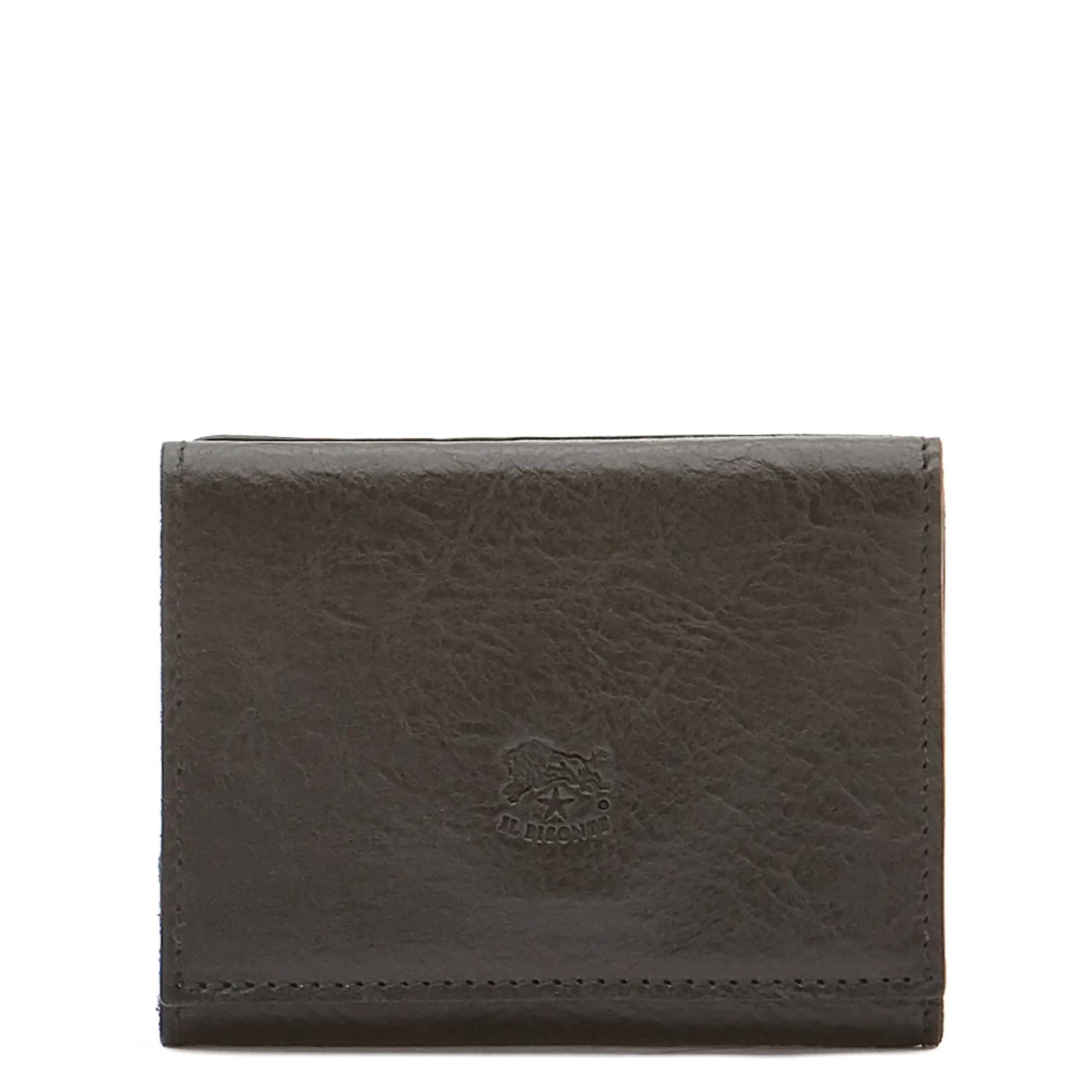 Wallet in leather color black