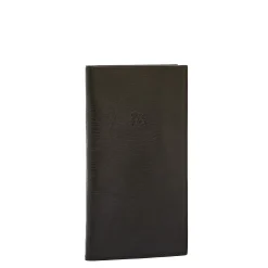 Wallet in leather color black