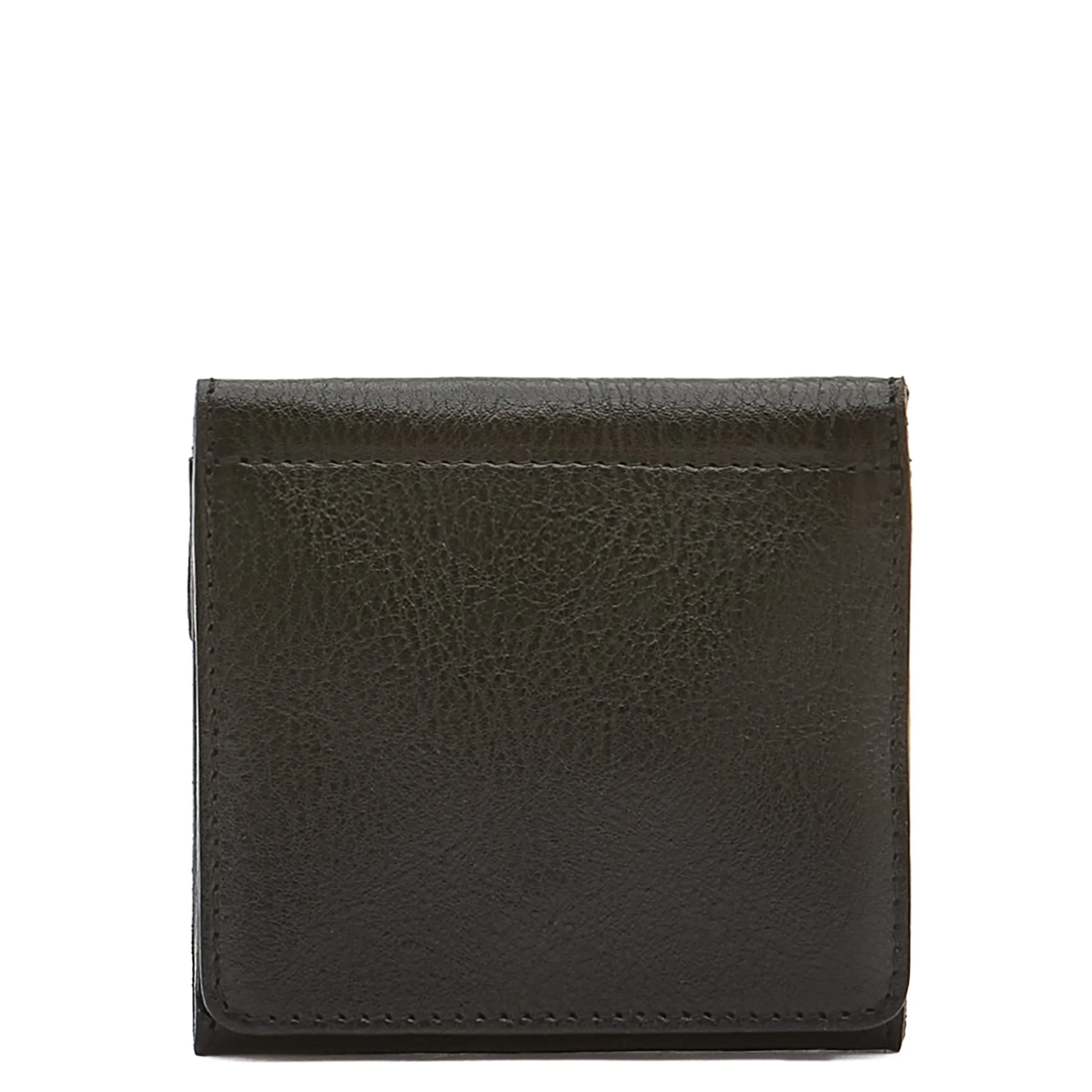 Wallet in leather color black
